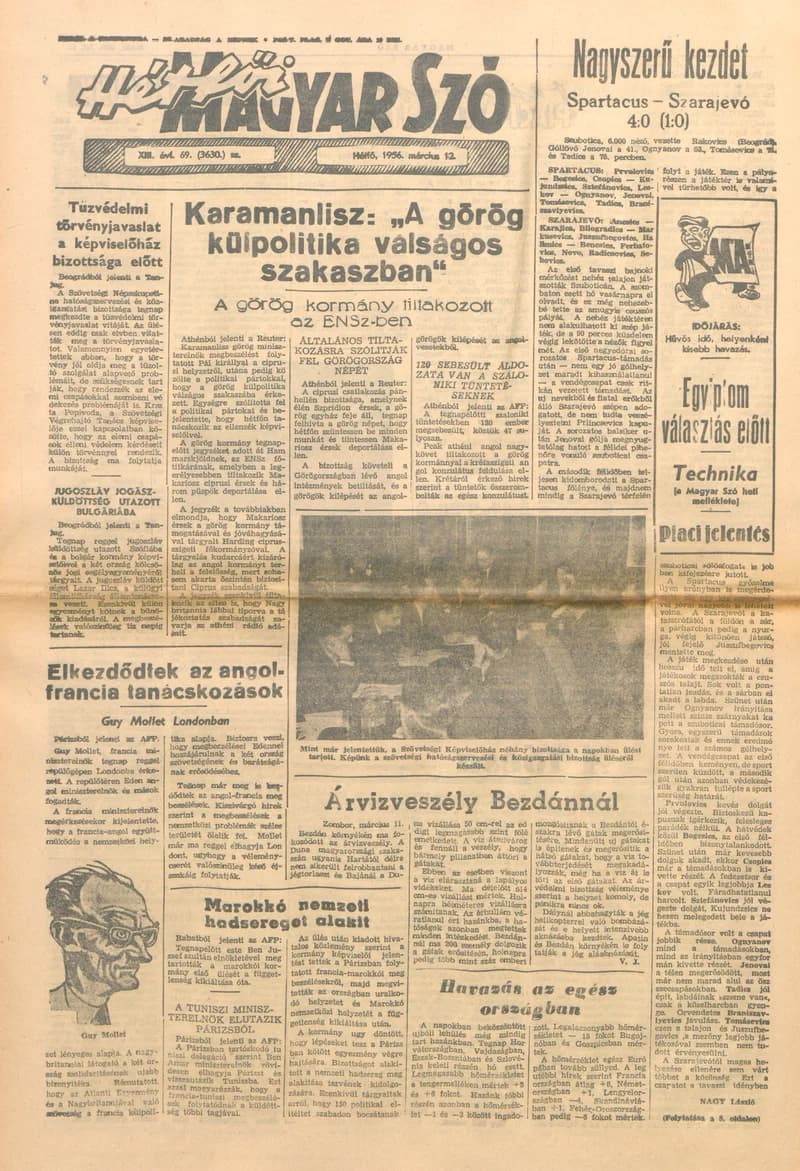 Magyar Szó, 13. évf. 1956. március 12. 69. sz. 1–10. oldal