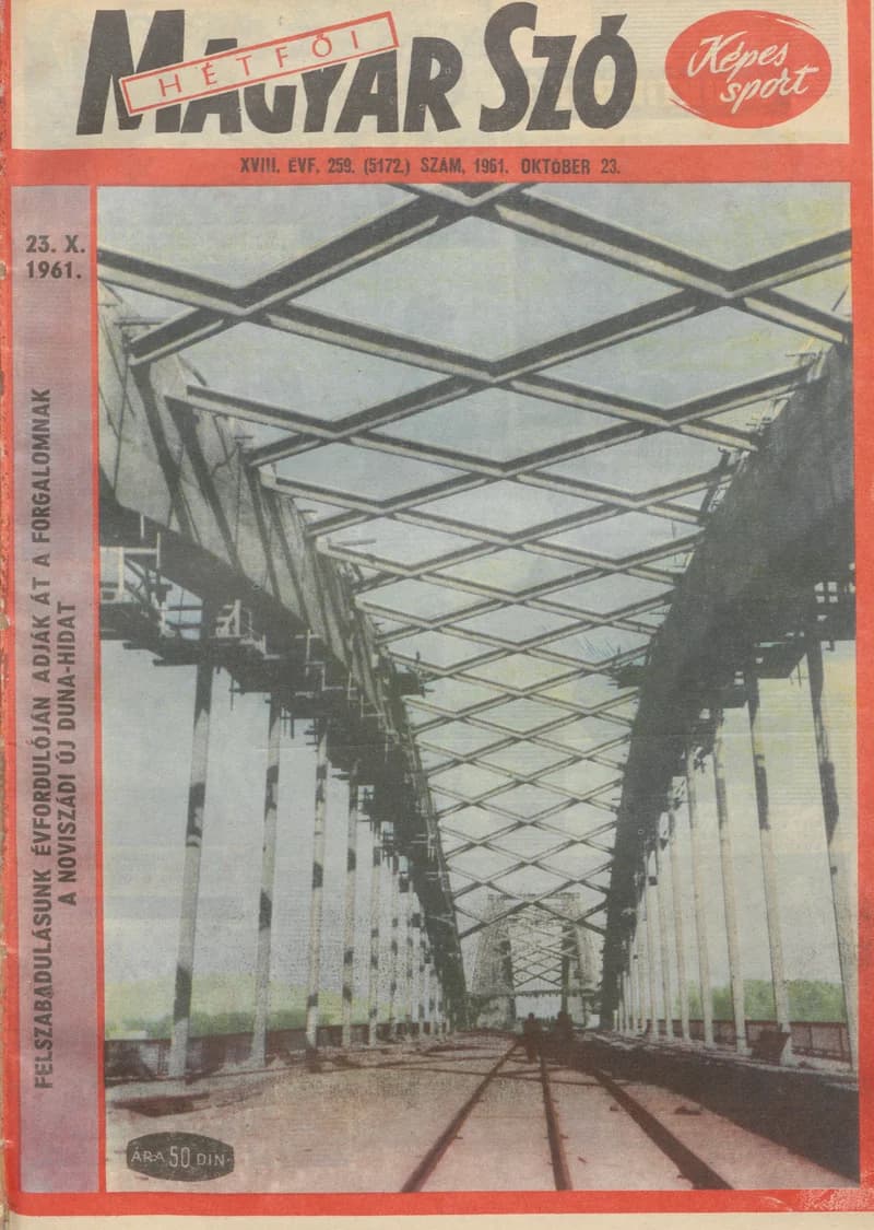 Hétfői Magyar Szó, 18. évf. 1961. október 23. 259. sz.