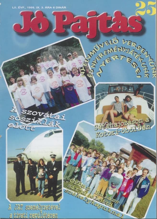 Jó Pajtás, 52. évf. 1998. szeptember 3. 25. sz.