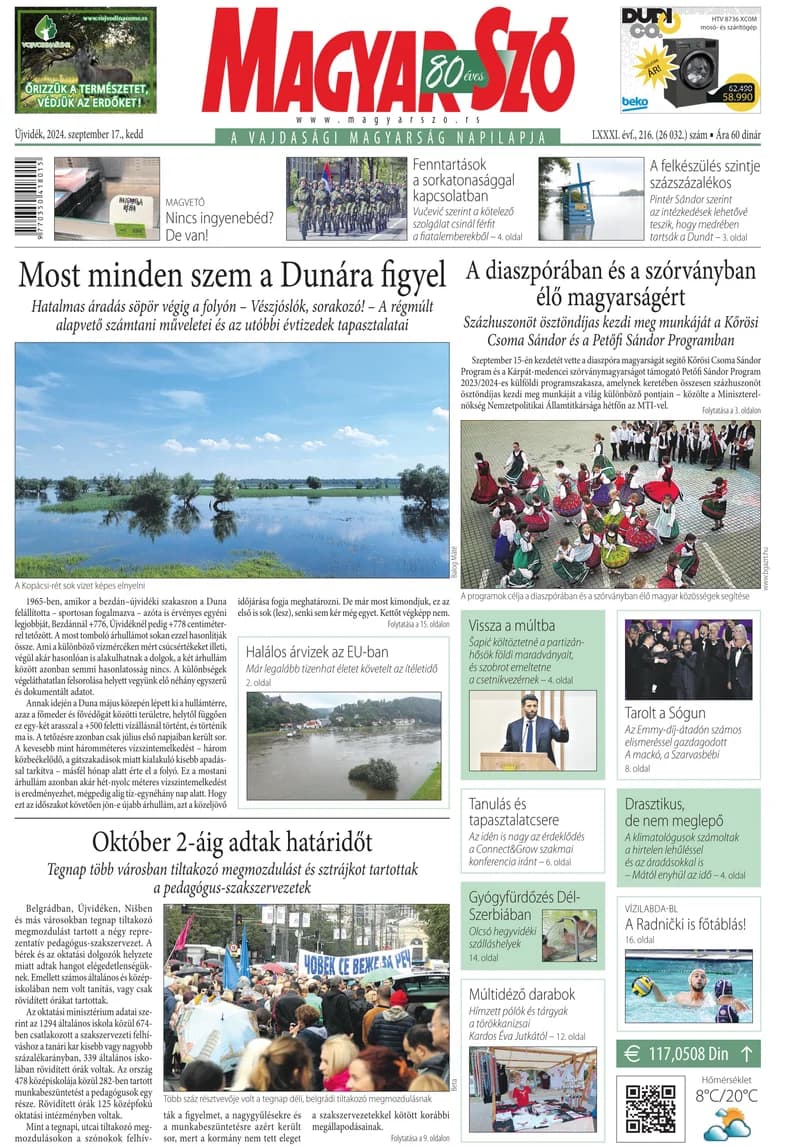 Magyar Szó, 81. évf. 2024. szeptember 17. 216. sz. 1–20. oldal