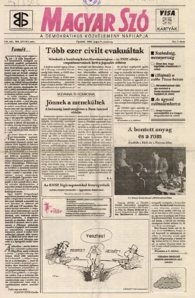 Magyar Szó, 52. évf. 1995. május 7. 104. sz. 1–24. oldal