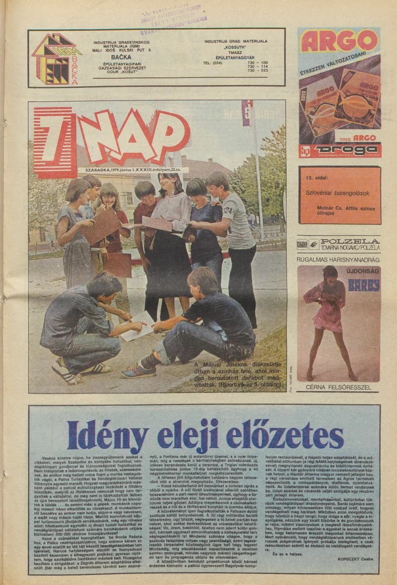 7 Nap, 34. évf. 1979. június 1. 22. sz. 1–24. oldal