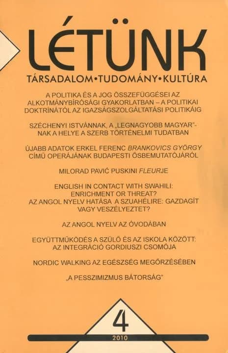 Létünk, 40. évf. 2010. 4. sz. 1–190. oldal