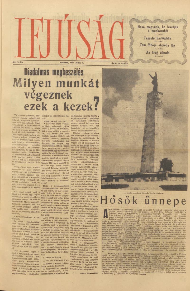 Ifjúság, 13. évf. 1957. július 4. 609. sz.