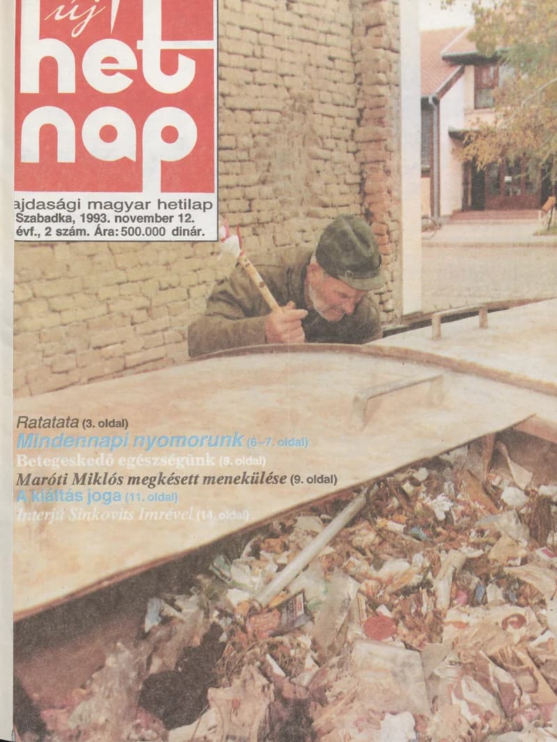 Új Hét Nap, 1. évf. 1993. november 12. 2. sz.