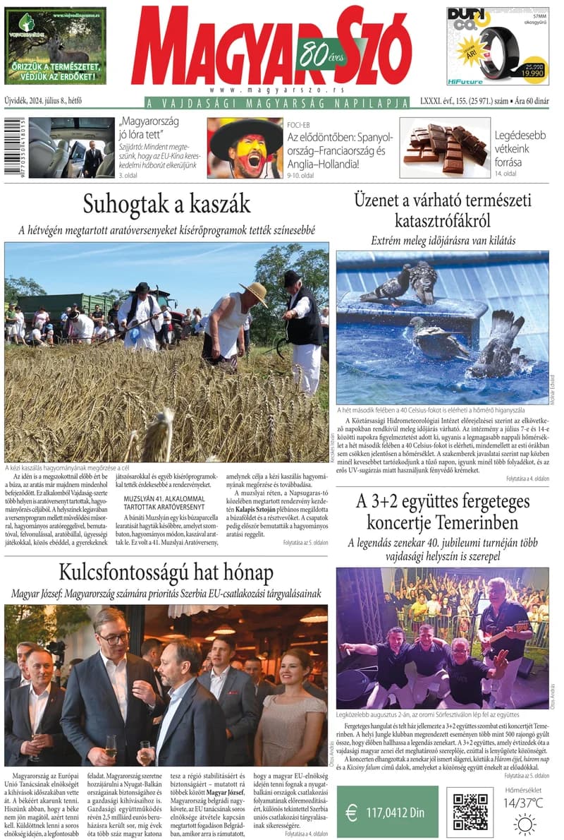 Magyar Szó, 81. évf. 2024. július 8. 155. sz. 1–16. oldal
