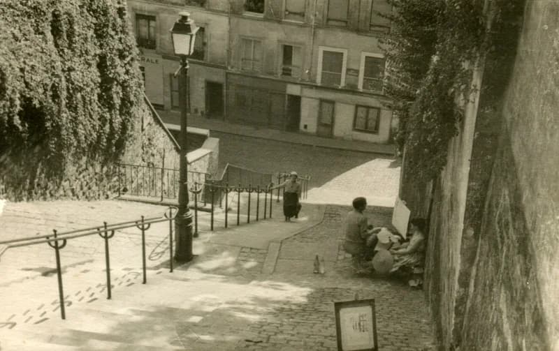 Monmarte festőnegyed Párizsban