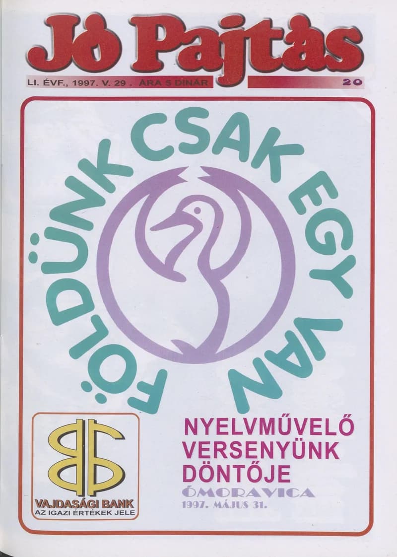 Jó Pajtás, 51. évf. 1997. május 29. 20. sz.