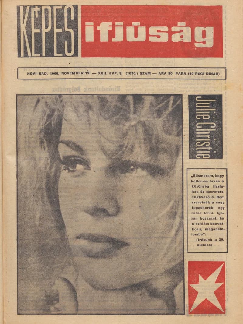 Képes Ifjúság, 22. évf. 1966. november 19. 9. sz. 1–32. oldal