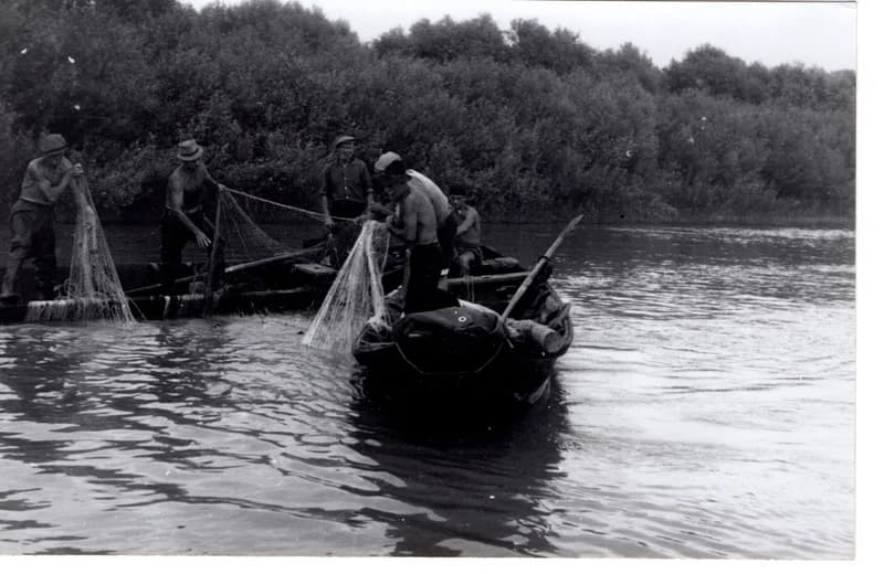 Halászok munka közben