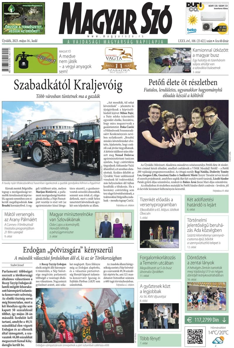 Magyar Szó, 80. évf. 2023. május 16. 108. sz. 1–20. oldal