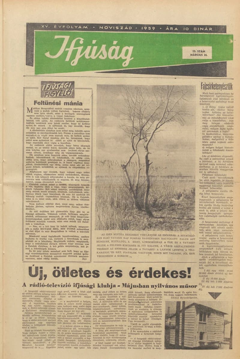 Ifjúság, 15. évf. 1959. március 26. 13. sz.