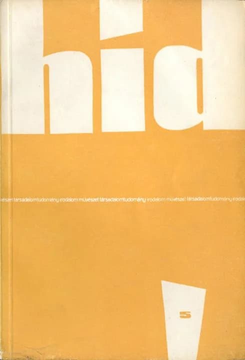 Híd, 25. évf. 1961. május. 5. sz. 393–484. oldal