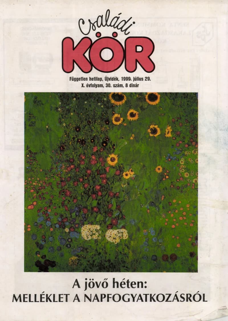 Családi Kör, 10. évf. 1999. július 29. 30. sz.