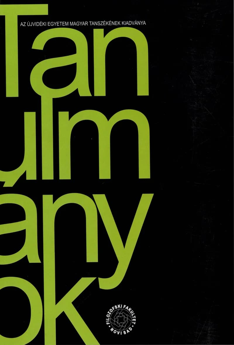 Tanulmányok, 44. évf. 2014. 2. sz. 1–211. oldal