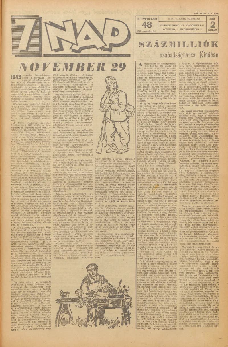 7 Nap, 3. évf. 1948. november 24. 48. sz. 1–4. oldal