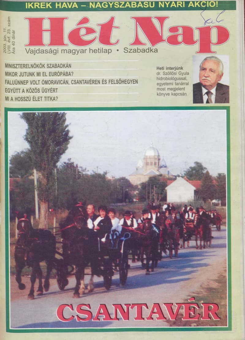 7 Nap, 58. évf. 2003. június 11. 23. sz.