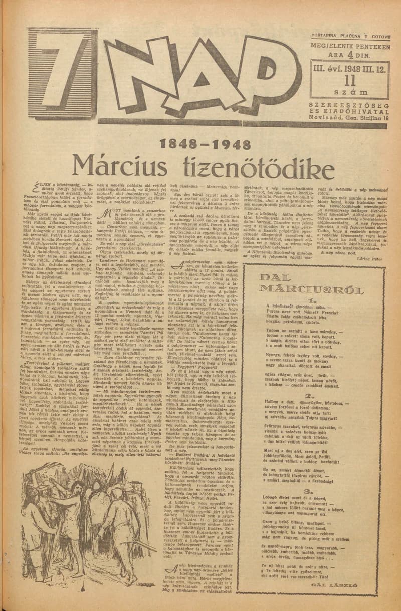 7 Nap, 3. évf. 1948. március 12. 11. sz. 1–10. oldal