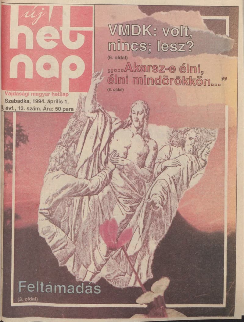 Új Hét Nap, 2. évf. 1994. április 1. 13. sz.