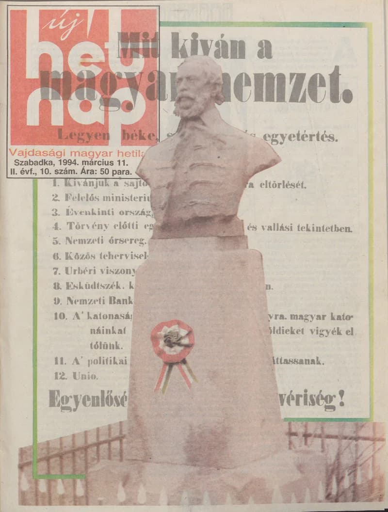 Új Hét Nap, 2. évf. 1994. március 11. 10. sz.