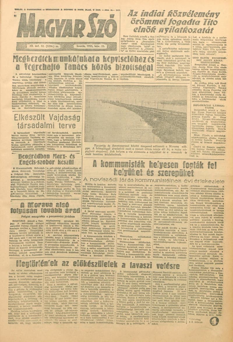 Magyar Szó, 12. évf. 1955. február 23. 52. sz. 1–8. oldal