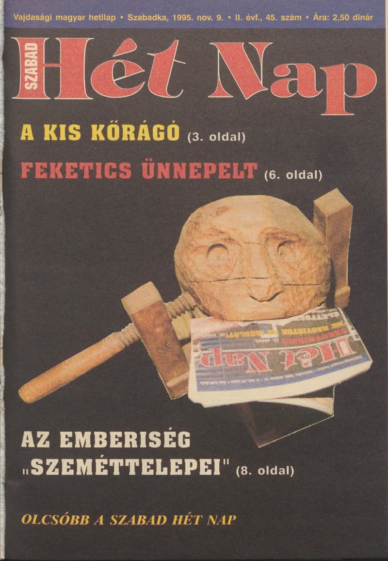 Szabad Hét Nap, 2. évf. 1995. november 9. 45. sz.