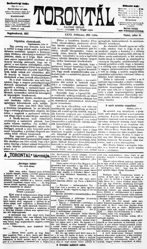Torontál, 26. évf. 1897. július 16. 160. sz.