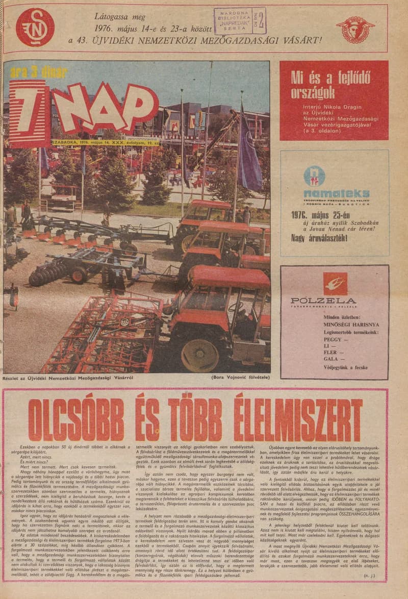 7 Nap, 31. évf. 1976. május 14. 19. sz. 1–24. oldal