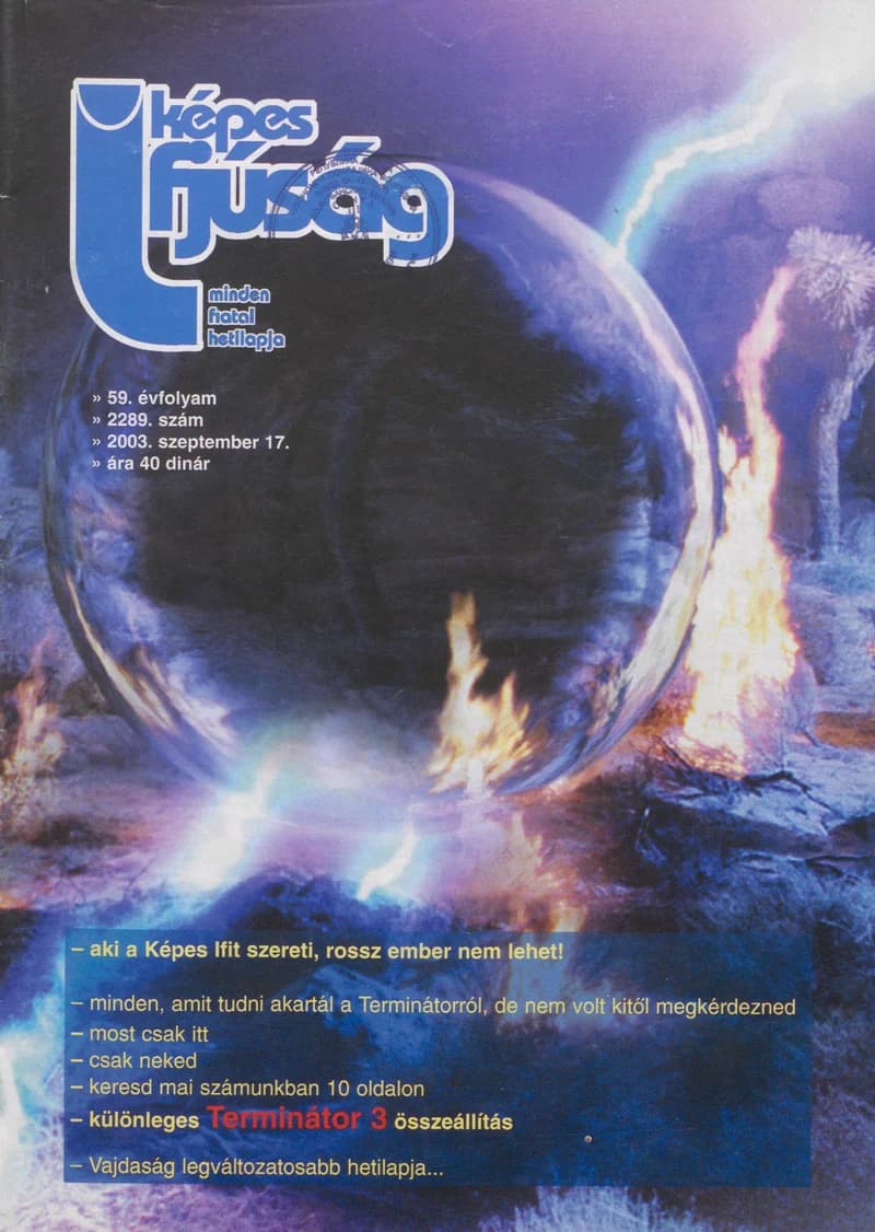 Képes Ifjúság, 59. évf. 2003. szeptember 17. 2289. sz.