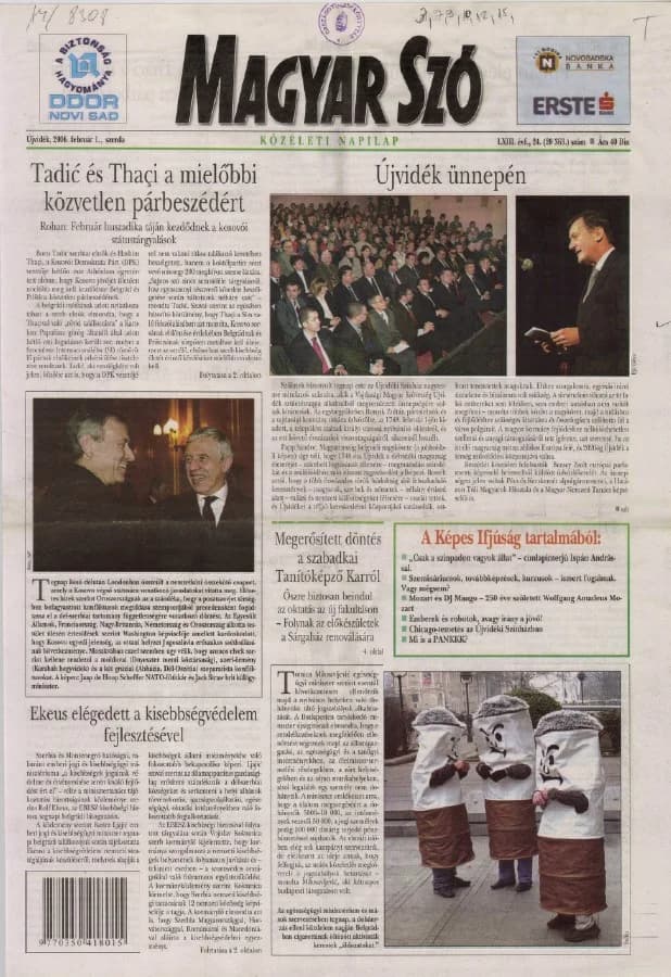 Magyar Szó, 63. évf. 2006. február 1. 24. sz. 1–20. oldal