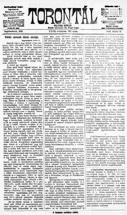 Torontál, 27. évf. 1898. október 18. 237. sz.