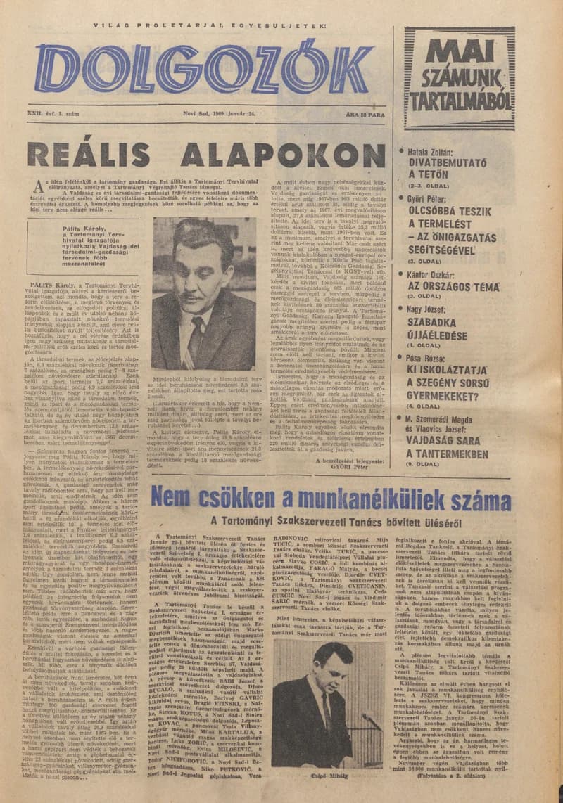 Dolgozók, 23. évf. 1969. január 24. 3. sz.