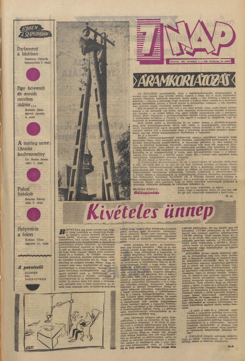 7 Nap, 20. évf. 1965. november 5. 44. sz. 1–20. oldal