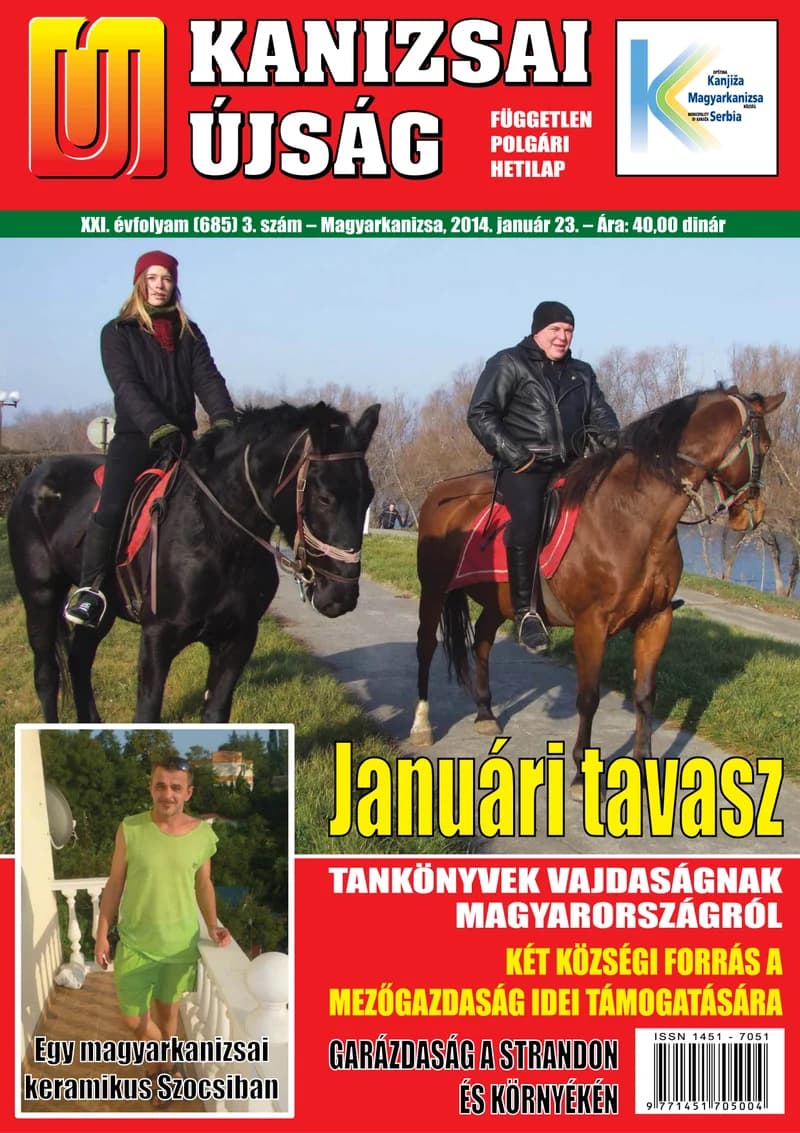 Új Kanizsai Újság, 21. évf. 2014. január 23. 3. sz.