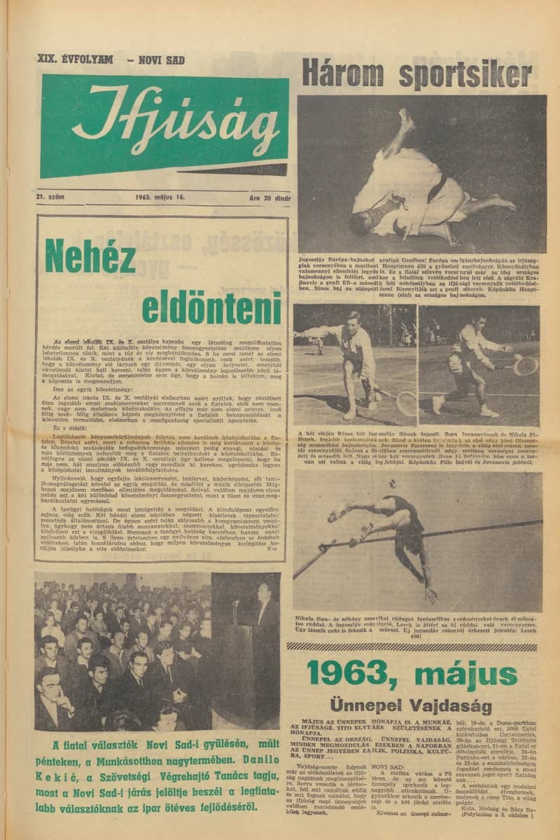 Ifjúság, 19. évf. 1963. május 16. 21. sz.