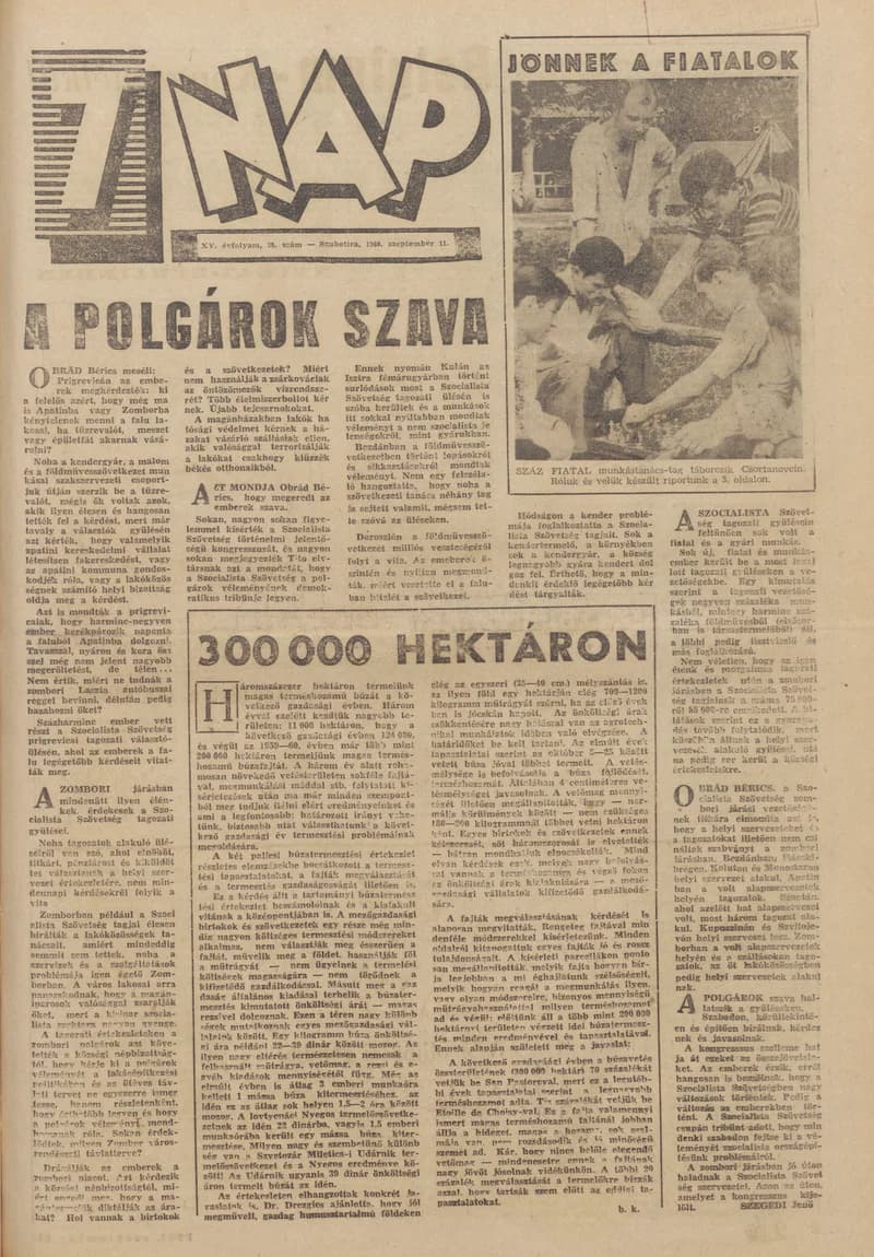 7 Nap, 15. évf. 1960. szeptember 11. 38. sz. 1–24. oldal