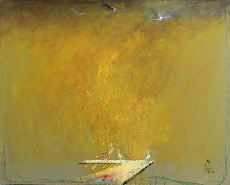 Móló vízimadarakkal