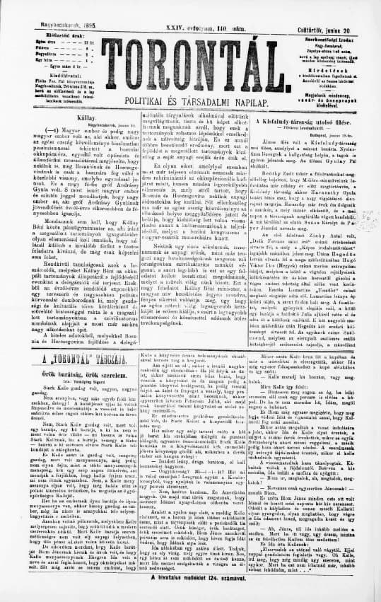 Torontál, 24. évf. 1895. június 20. 140. sz.