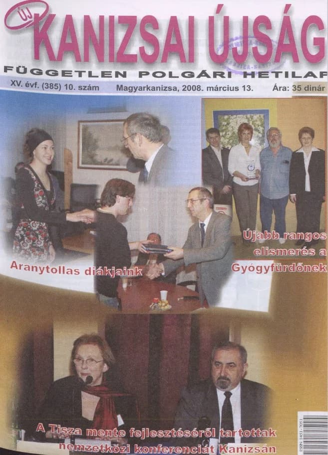 Új Kanizsai Újság, 15. évf. 2008. március 13. 10. sz.