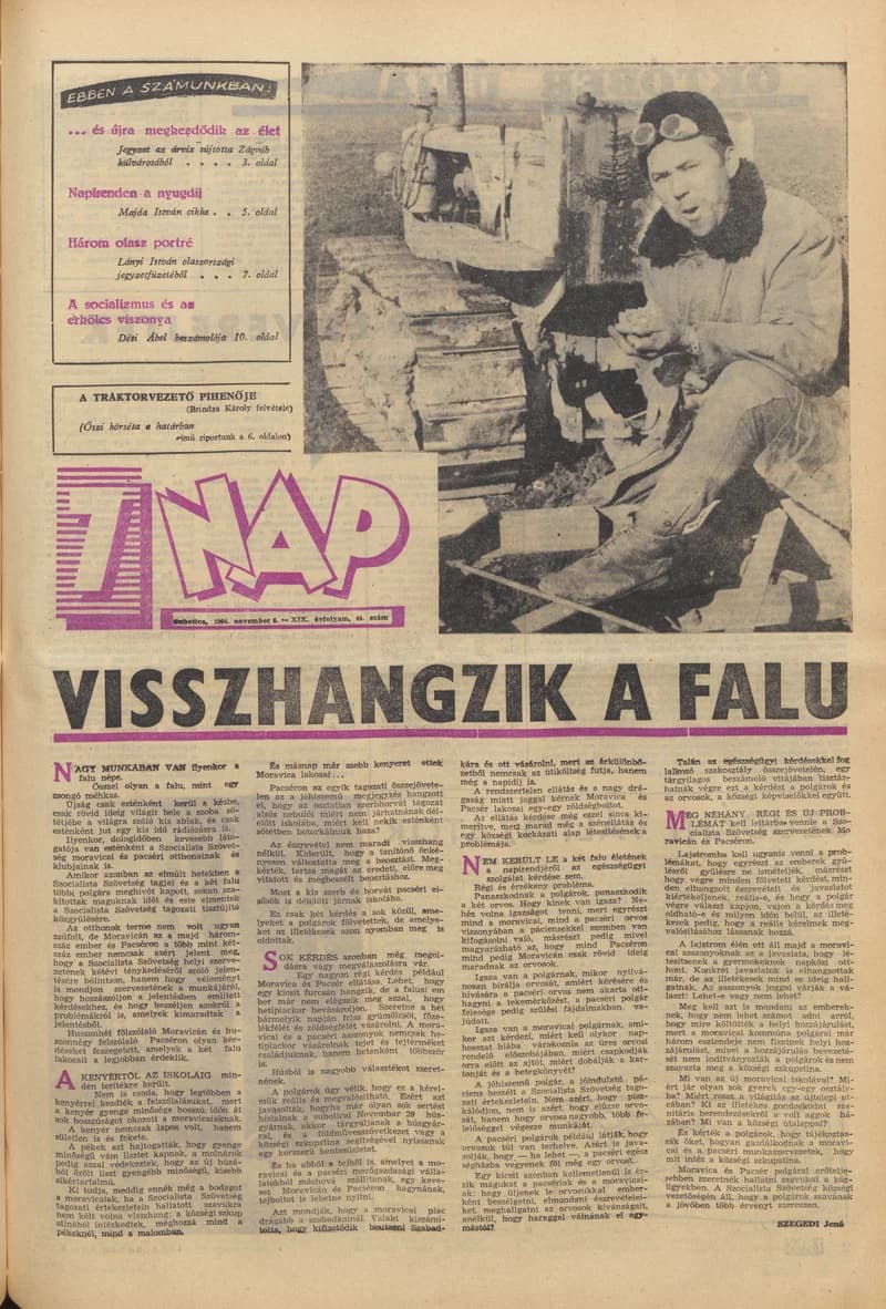 7 Nap, 19. évf. 1964. november 6. 44. sz. 1–20. oldal