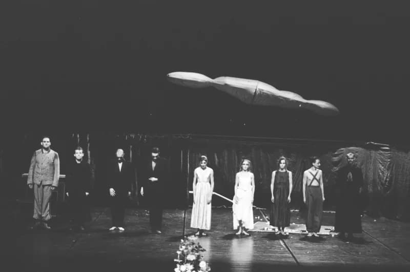 A Párizsi Jel Színház előadása: A hét rinocéroszbőr