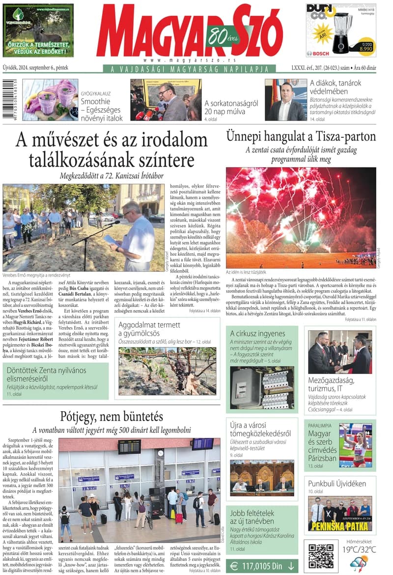 Magyar Szó, 81. évf. 2024. szeptember 6. 207. sz. 1–16. oldal