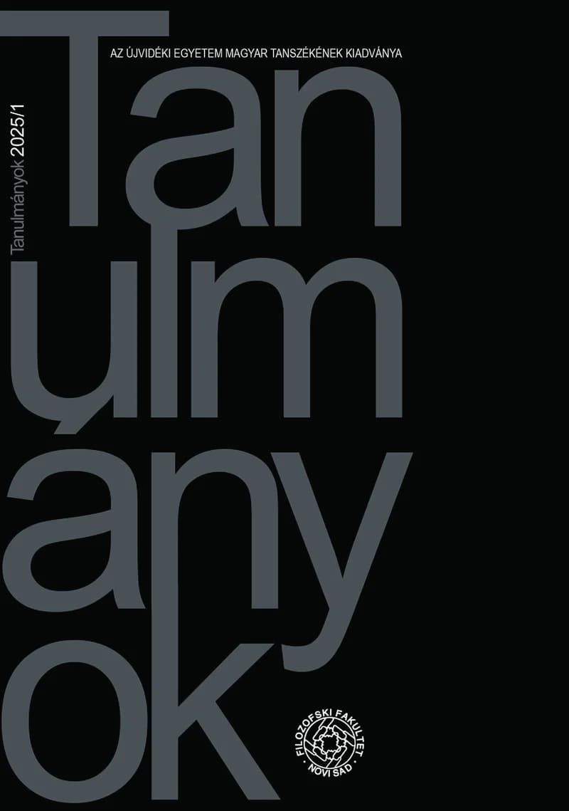 Tanulmányok, 55. évf. 2025. 1. sz.