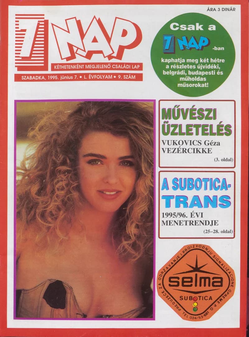 7 Nap, 50. évf. 1995. június 7. 9. sz. 1–52. oldal