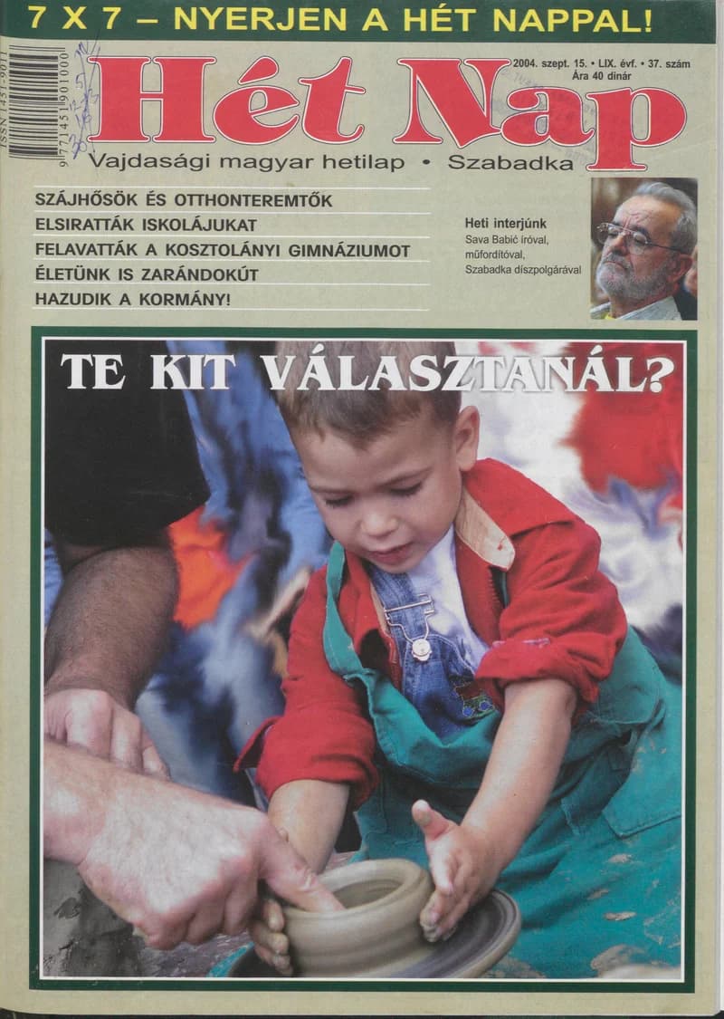 7 Nap, 59. évf. 2004. szeptember 15. 37. sz.