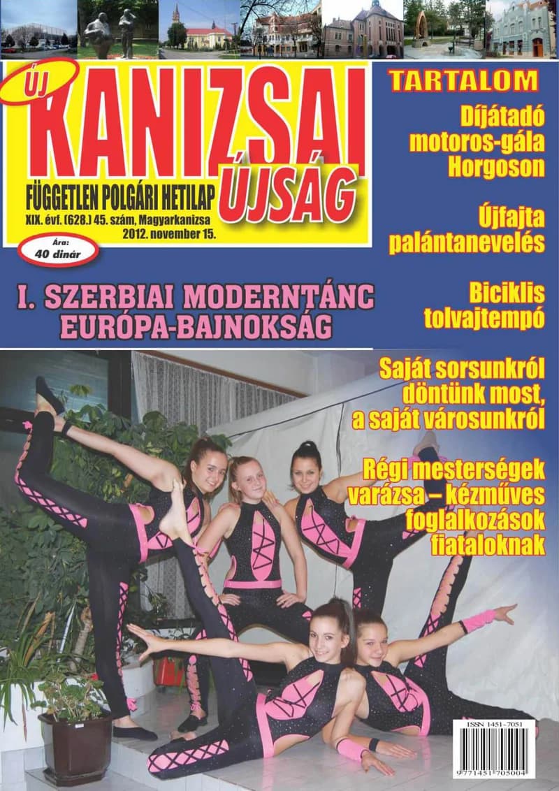 Új Kanizsai Újság, 19. évf. 2012. november 15. 45. sz.