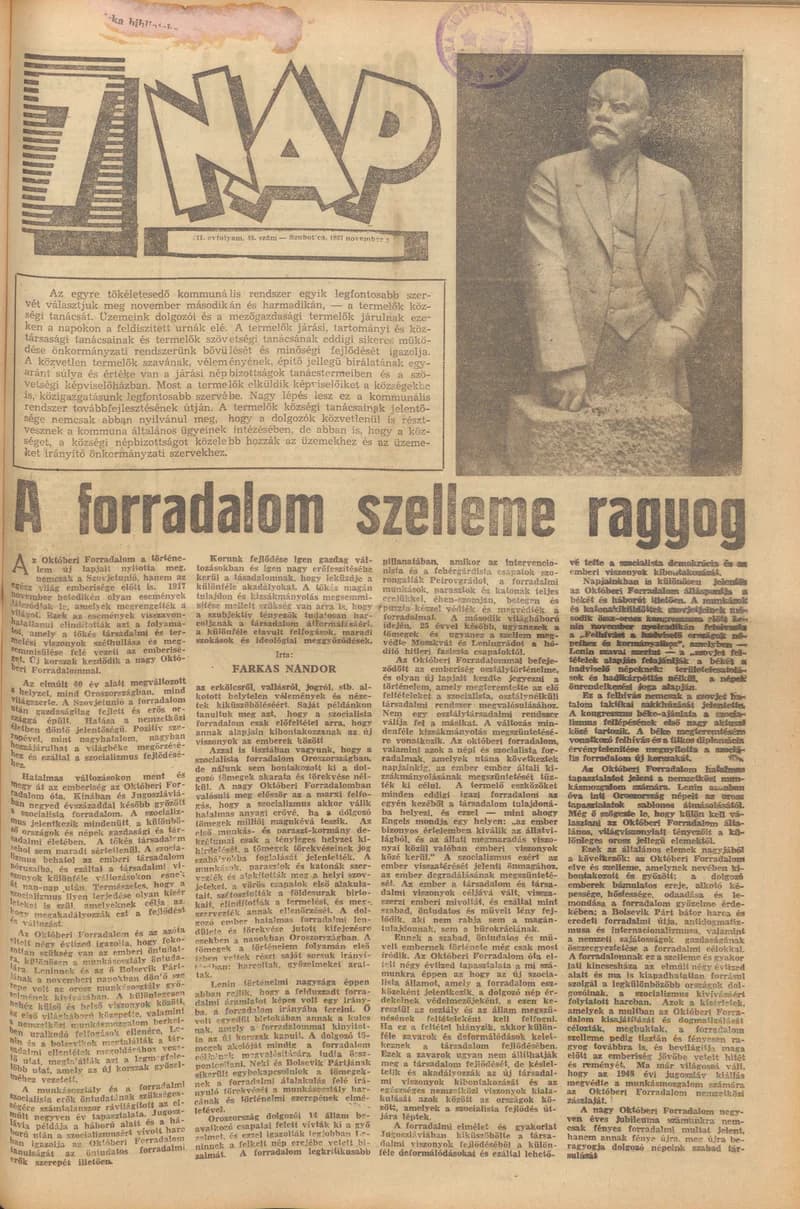 7 Nap, 12. évf. 1957. november 3. 45. sz.