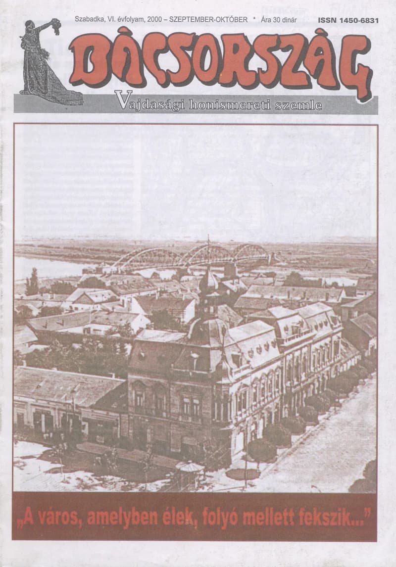 Bácsország, 6. évf. 2000. szeptember – október. 5. sz.
