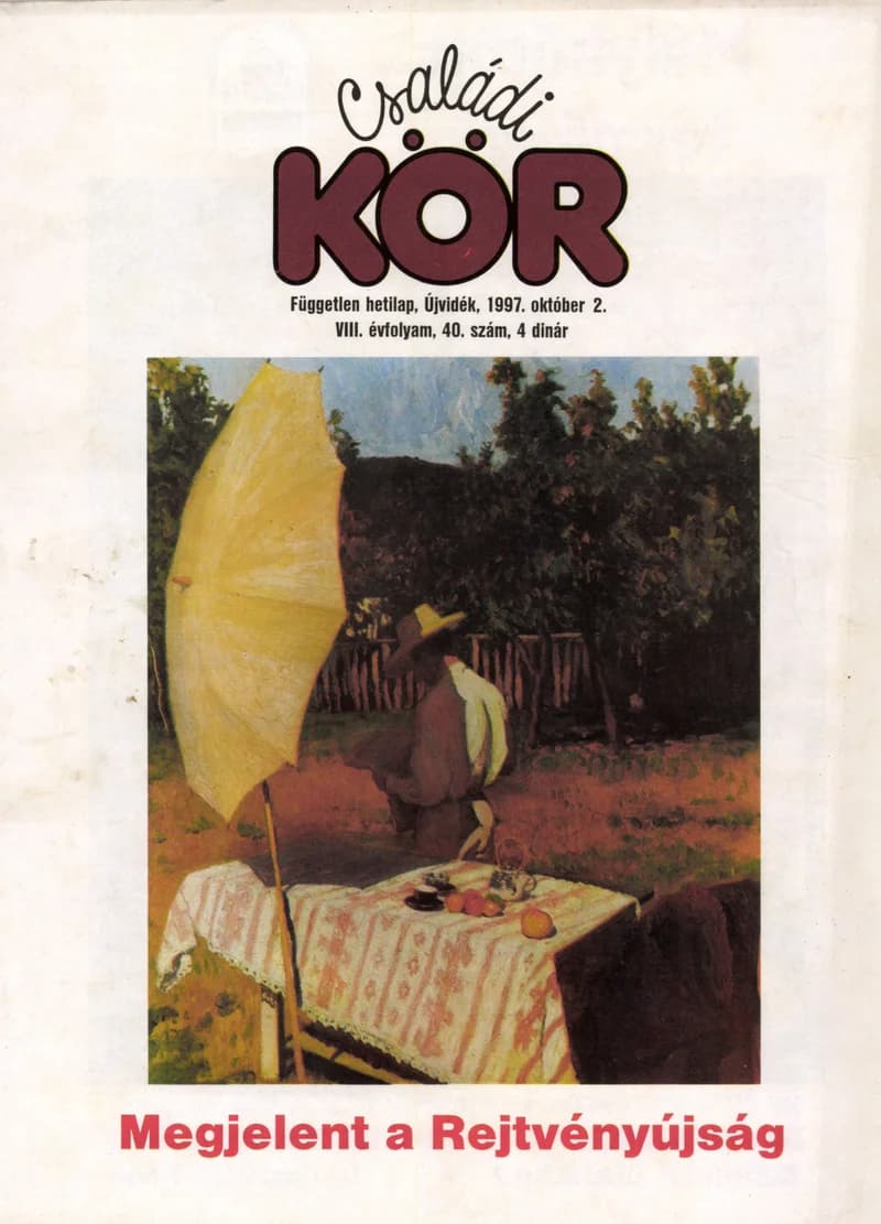 Családi Kör, 8. évf. 1997. október 2. 40. sz.