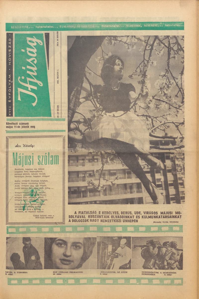 Ifjúság, 17. évf. 1961. május 1. 18–19. sz.